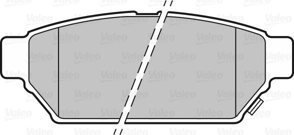 Valeo 301844 - Гальмівні колодки, дискові гальма autozip.com.ua