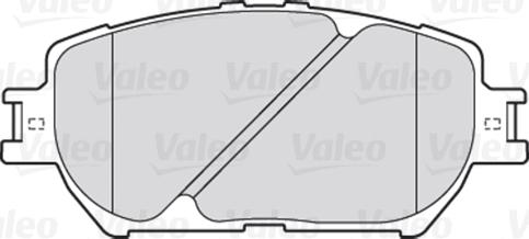 VALEO 301862 - Гальмівні колодки, дискові гальма autozip.com.ua