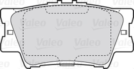 VALEO 301819 - Гальмівні колодки, дискові гальма autozip.com.ua