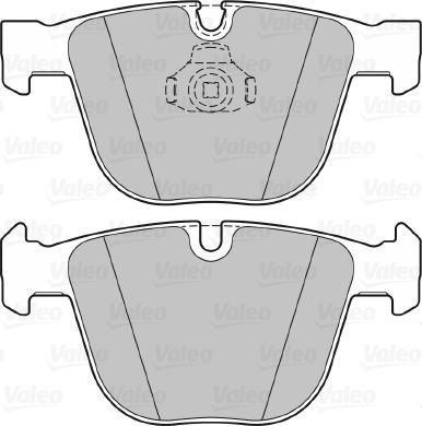 VALEO 301820 - Гальмівні колодки, дискові гальма autozip.com.ua