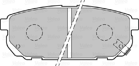 VALEO 301823 - Гальмівні колодки, дискові гальма autozip.com.ua