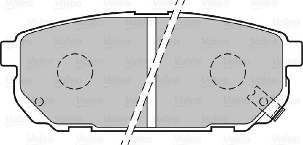 Valeo 301823 - Гальмівні колодки, дискові гальма autozip.com.ua