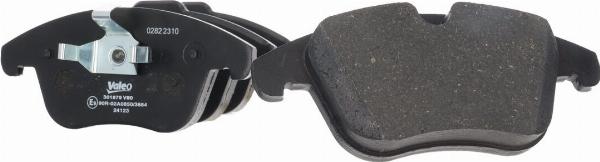 VALEO 301879 - Гальмівні колодки, дискові гальма autozip.com.ua