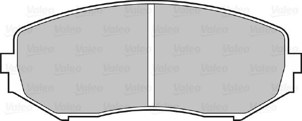 Valeo 670877 - Гальмівні колодки, дискові гальма autozip.com.ua
