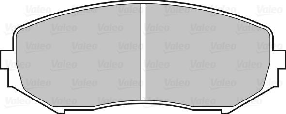 VALEO 670877 - Гальмівні колодки, дискові гальма autozip.com.ua