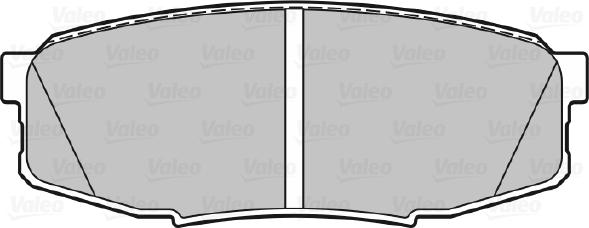 Valeo 301340 - Гальмівні колодки, дискові гальма autozip.com.ua