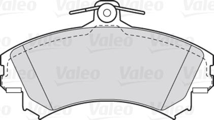 VALEO 301318 - Гальмівні колодки, дискові гальма autozip.com.ua