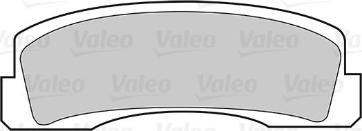 VALEO 301389 - Гальмівні колодки, дискові гальма autozip.com.ua