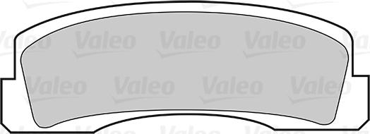 Valeo 301389 - Гальмівні колодки, дискові гальма autozip.com.ua