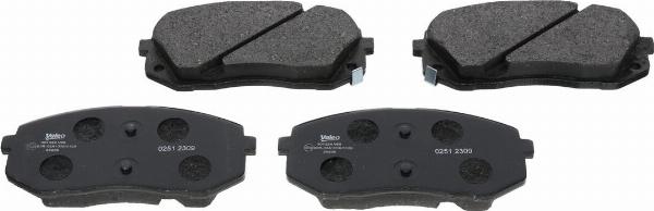 VALEO 301324 - Гальмівні колодки, дискові гальма autozip.com.ua