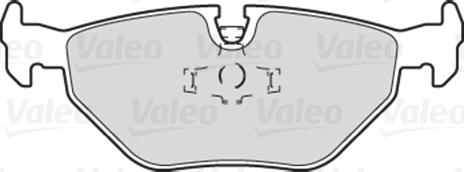 Valeo 301259 - Гальмівні колодки, дискові гальма autozip.com.ua