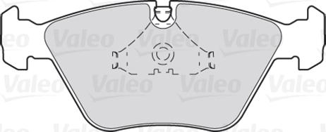 VALEO 301231 - Гальмівні колодки, дискові гальма autozip.com.ua