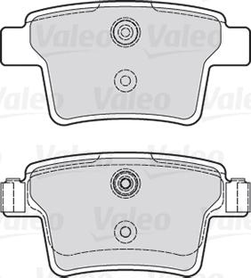 VALEO 301740 - Гальмівні колодки, дискові гальма autozip.com.ua