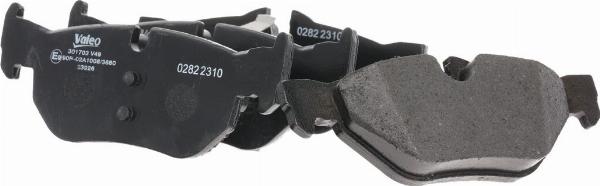 VALEO 301703 - Гальмівні колодки, дискові гальма autozip.com.ua
