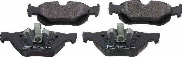 VALEO 301703 - Гальмівні колодки, дискові гальма autozip.com.ua