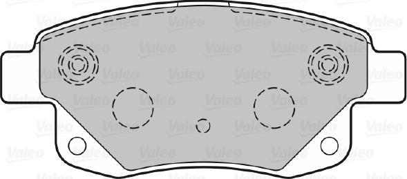 VALEO 301738 - Гальмівні колодки, дискові гальма autozip.com.ua