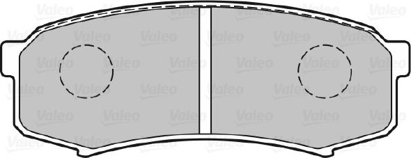 VALEO 301777 - Гальмівні колодки, дискові гальма autozip.com.ua