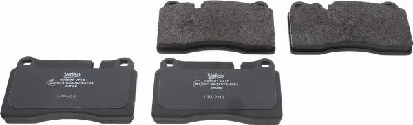 VALEO 302097 - Гальмівні колодки, дискові гальма autozip.com.ua