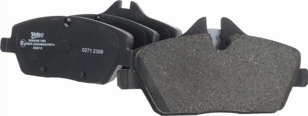 VALEO 302049 - Гальмівні колодки, дискові гальма autozip.com.ua