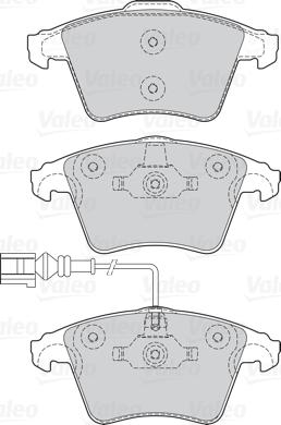 VALEO 302041 - Гальмівні колодки, дискові гальма autozip.com.ua