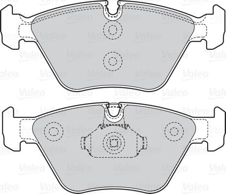 VALEO 302067 - Гальмівні колодки, дискові гальма autozip.com.ua