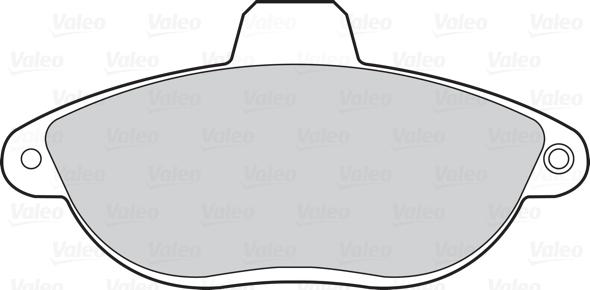 VALEO 302004 - Гальмівні колодки, дискові гальма autozip.com.ua