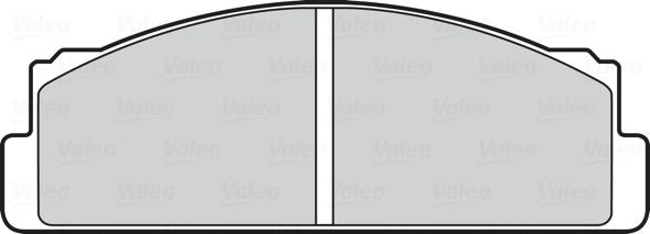 Valeo 302006 - Гальмівні колодки, дискові гальма autozip.com.ua