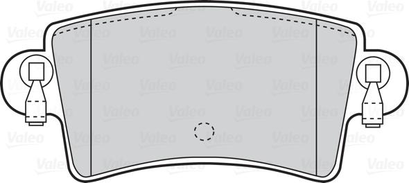 VALEO 302034 - Гальмівні колодки, дискові гальма autozip.com.ua