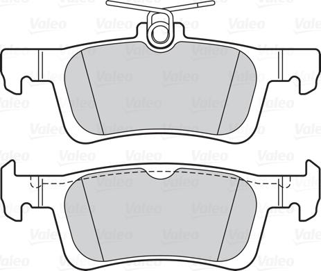 Valeo 302161 - Гальмівні колодки, дискові гальма autozip.com.ua