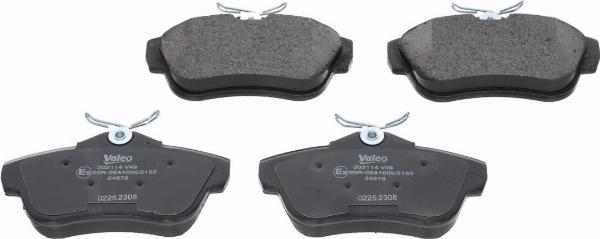 VALEO 302114 - Гальмівні колодки, дискові гальма autozip.com.ua