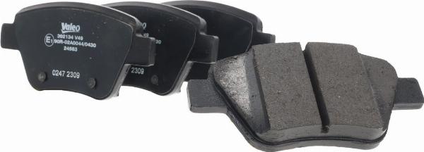 VALEO 302134 - Гальмівні колодки, дискові гальма autozip.com.ua
