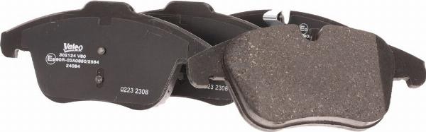 VALEO 302124 - Гальмівні колодки, дискові гальма autozip.com.ua