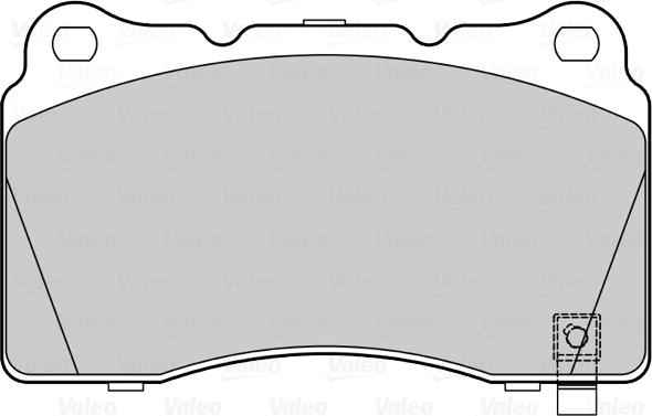 VALEO 302310 - Гальмівні колодки, дискові гальма autozip.com.ua