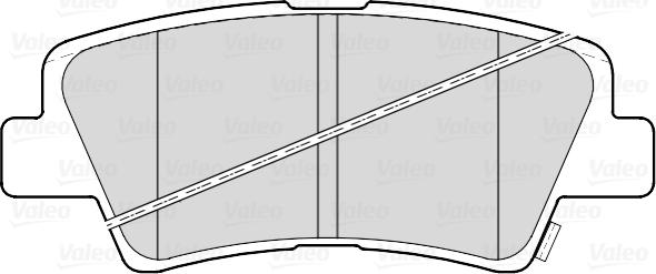 VALEO 302335 - Гальмівні колодки, дискові гальма autozip.com.ua
