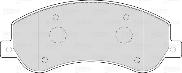 VALEO 302337 - Гальмівні колодки, дискові гальма autozip.com.ua