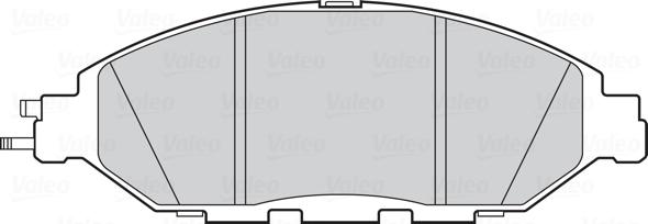 VALEO 302321 - Гальмівні колодки, дискові гальма autozip.com.ua
