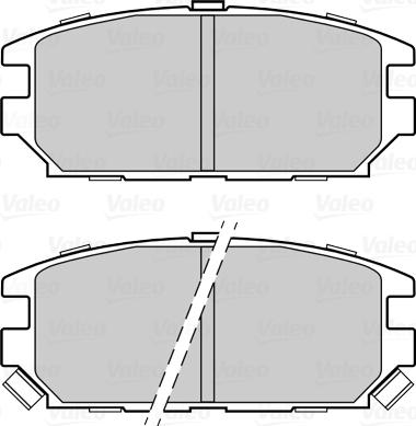 VALEO 302294 - Гальмівні колодки, дискові гальма autozip.com.ua