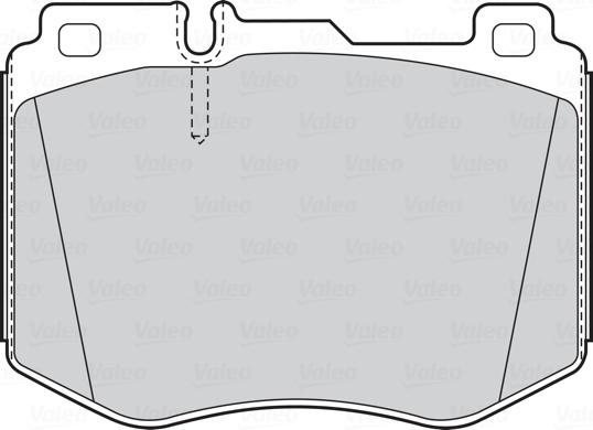 VALEO 302292 - Гальмівні колодки, дискові гальма autozip.com.ua