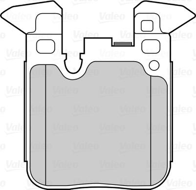 VALEO 302266 - Гальмівні колодки, дискові гальма autozip.com.ua