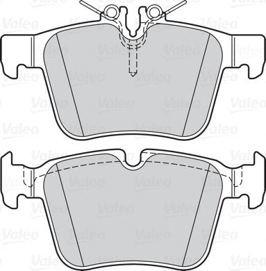 VALEO 302209 - Гальмівні колодки, дискові гальма autozip.com.ua