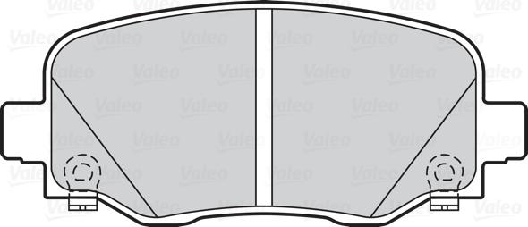 VALEO 302202 - Гальмівні колодки, дискові гальма autozip.com.ua