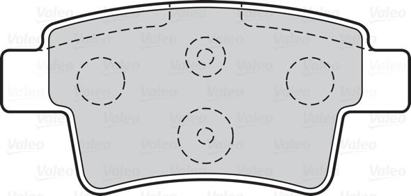 Valeo 302214 - Гальмівні колодки, дискові гальма autozip.com.ua