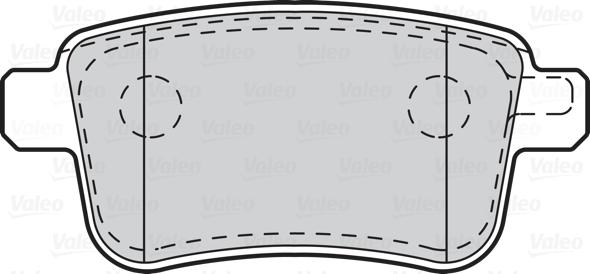 VALEO 302216 - Гальмівні колодки, дискові гальма autozip.com.ua