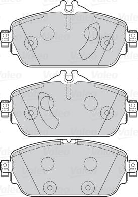 VALEO 302211 - Гальмівні колодки, дискові гальма autozip.com.ua