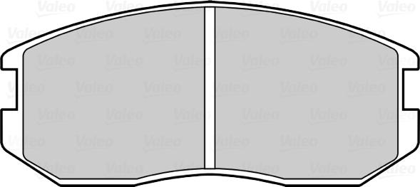 VALEO 302289 - Гальмівні колодки, дискові гальма autozip.com.ua