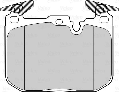 VALEO 302282 - Гальмівні колодки, дискові гальма autozip.com.ua