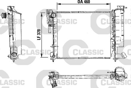 Valeo 316715 - Радіатор, охолодження двигуна autozip.com.ua