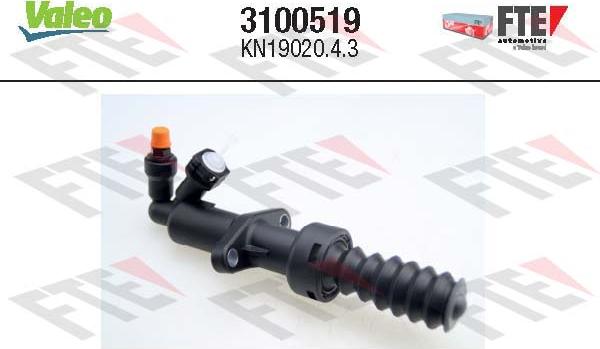 VALEO 3100519 - Робочий циліндр, система зчеплення autozip.com.ua
