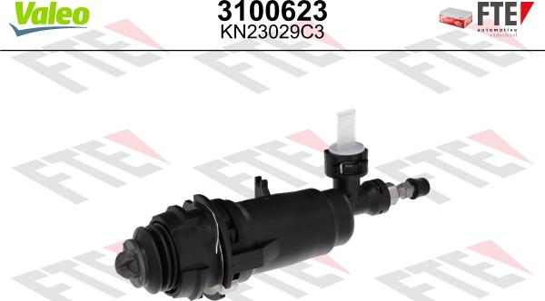 VALEO 3100623 - Робочий циліндр, система зчеплення autozip.com.ua