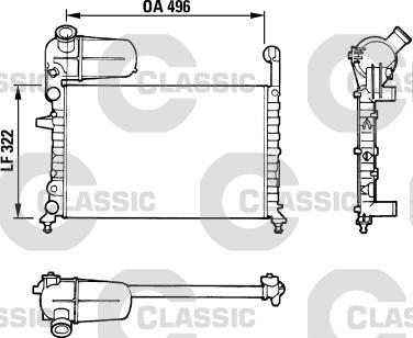 Valeo 311070 - Радіатор, охолодження двигуна autozip.com.ua